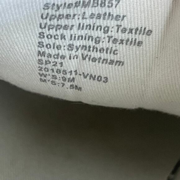 Madewell Kickoff Trainer Sneakers in Neutral Colorblock Leather Size 9 - Picture 5 of 10